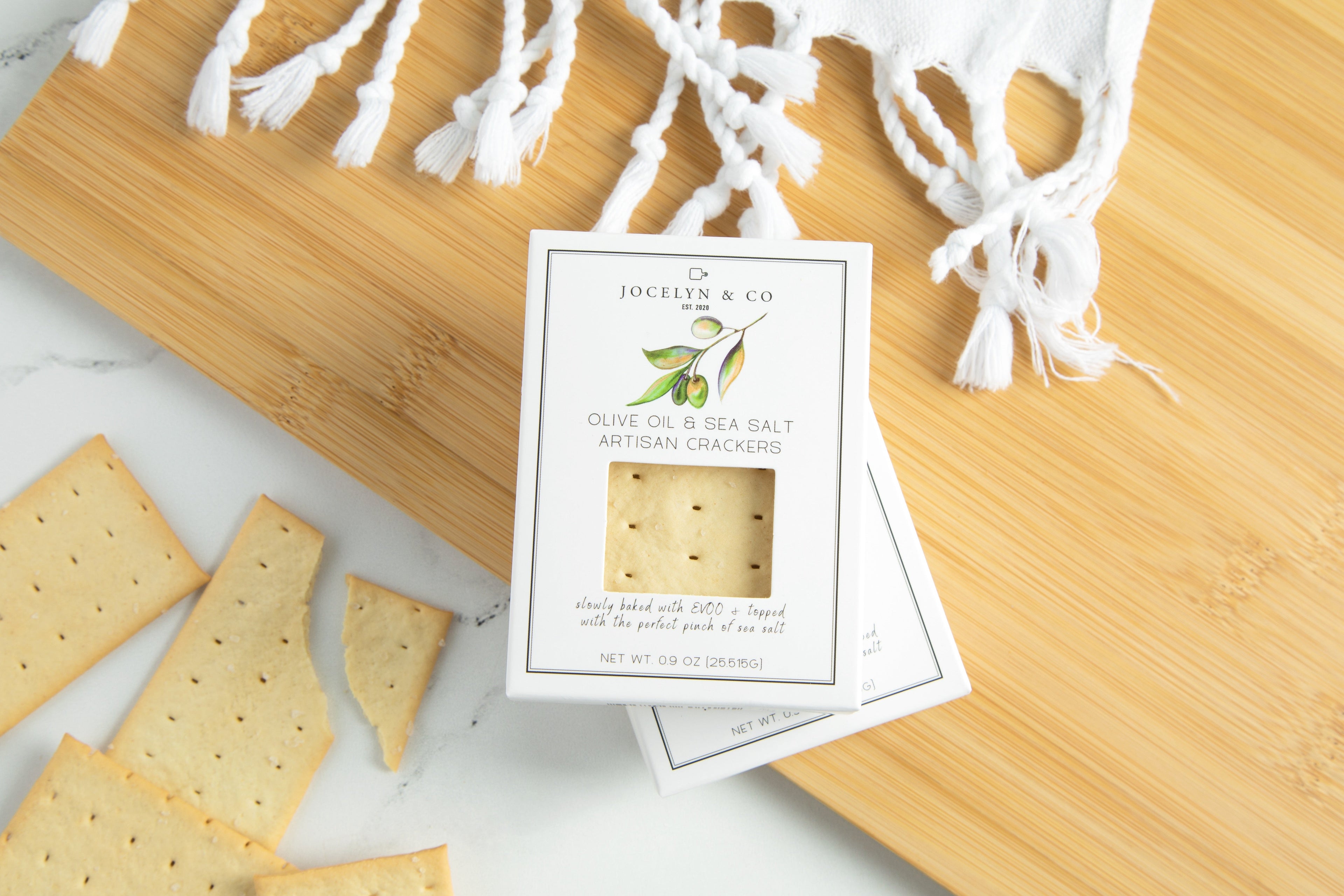Olive Oil & Sea Salt Crackers