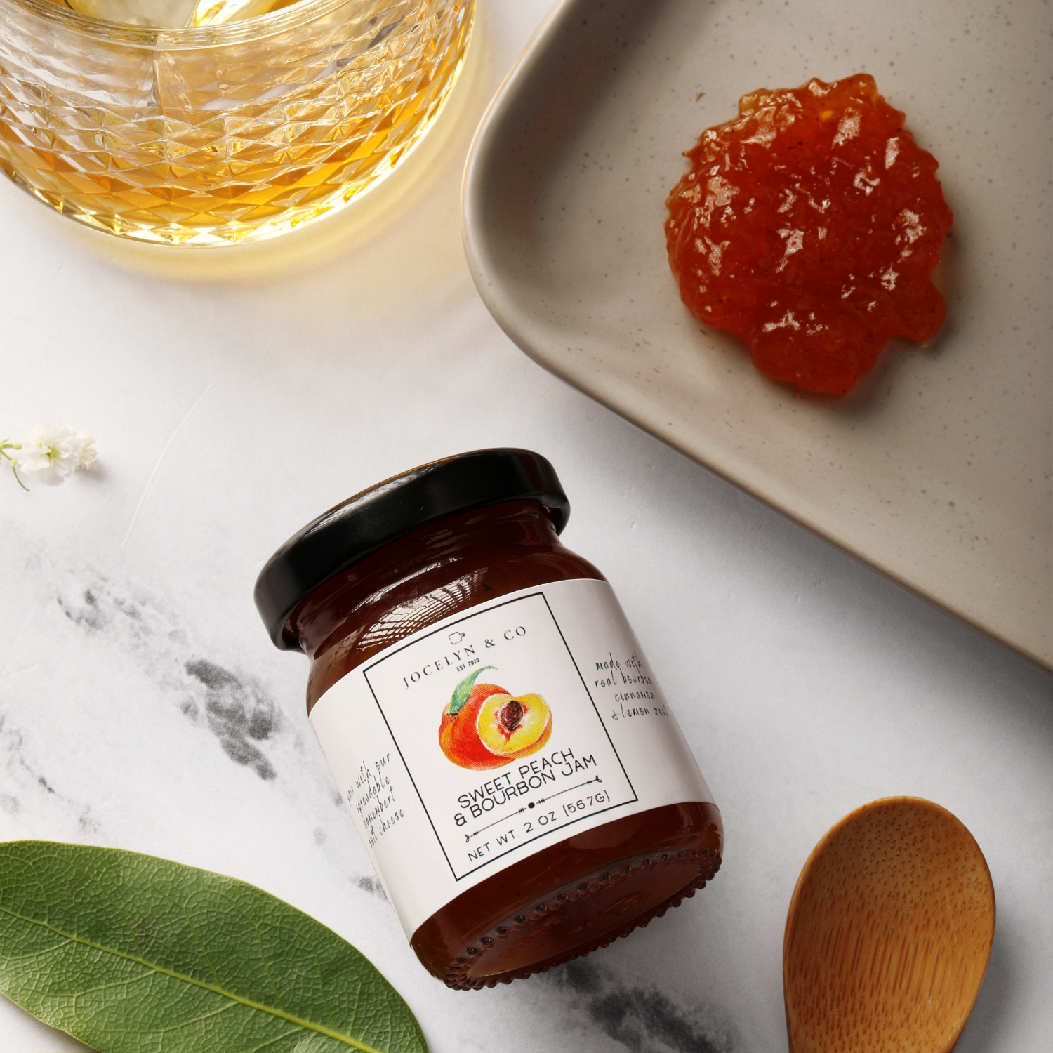 Peach and Bourbon Jam