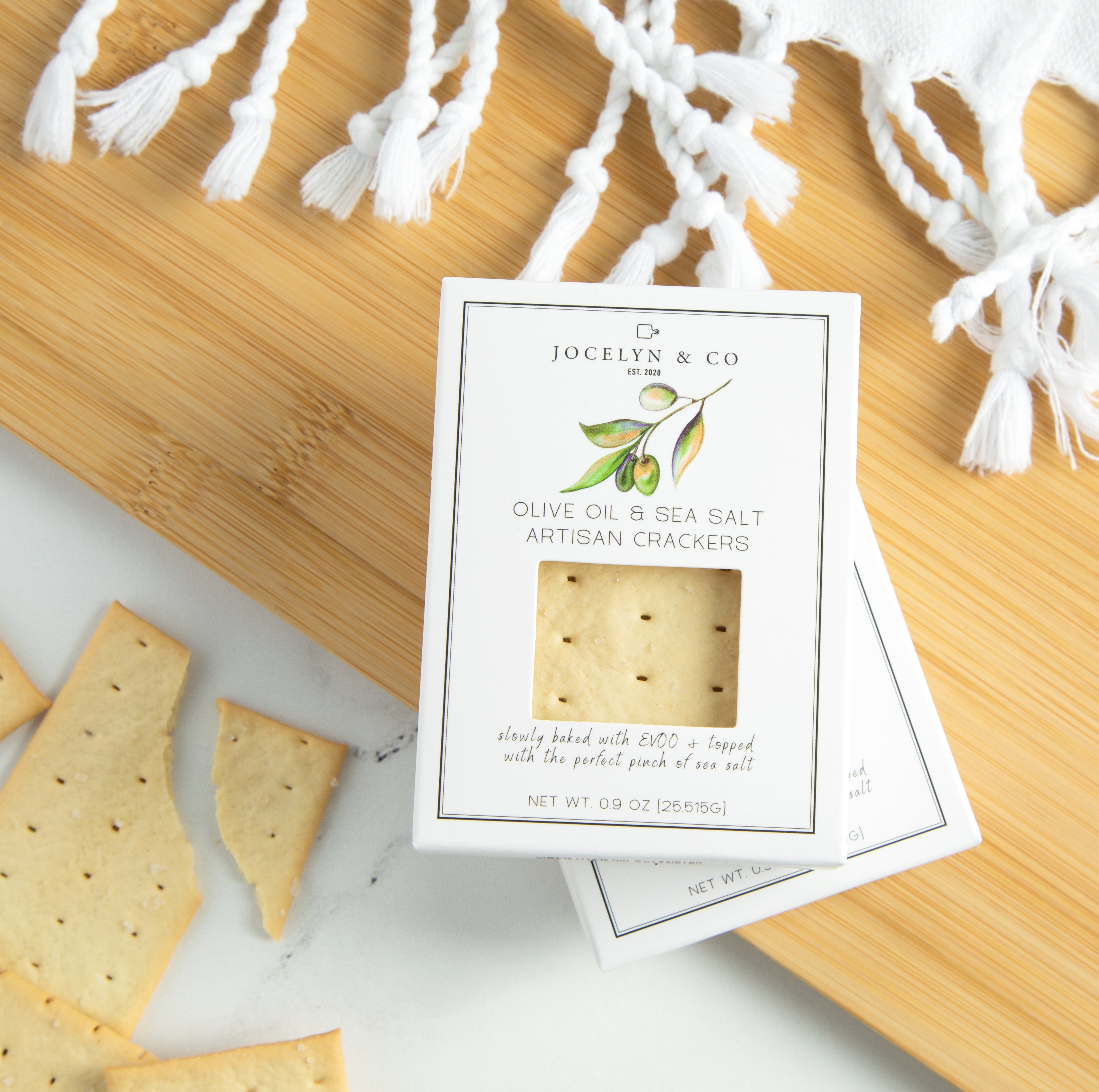 Olive Oil and Sea Salt Mini Cracker