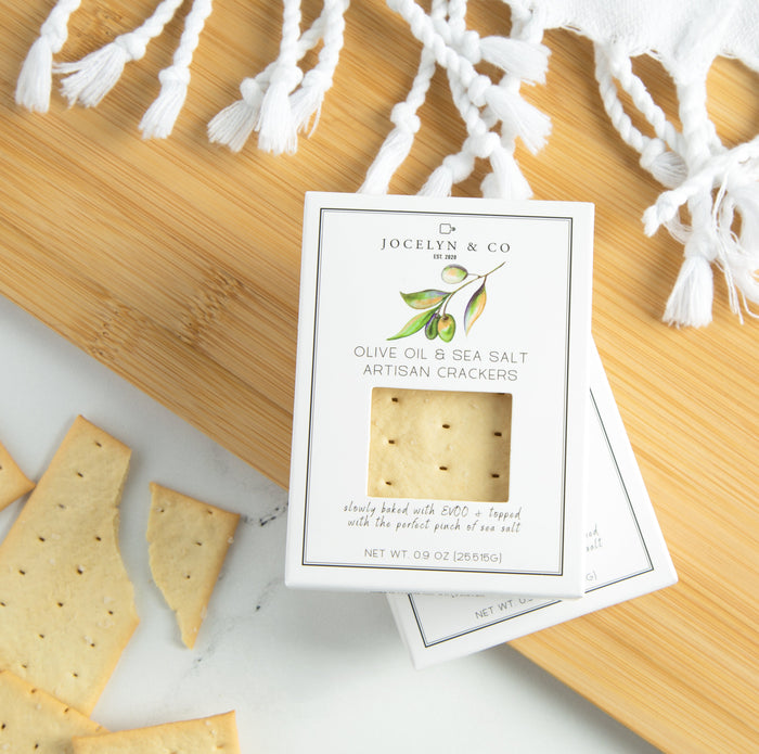 Olive Oil and Sea Salt Crackers - Mini