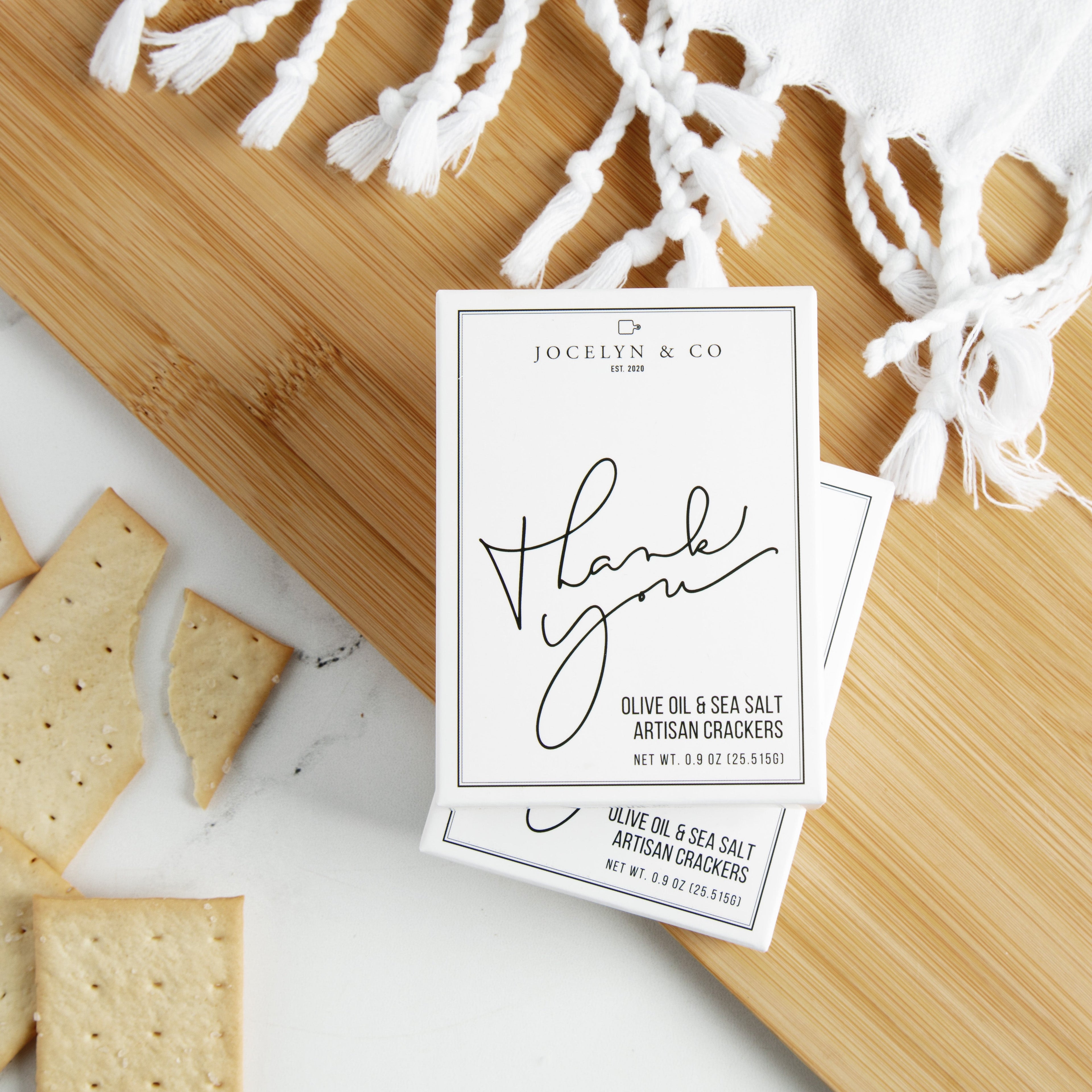 Thank You Olive Oil & Sea Salt Crackers