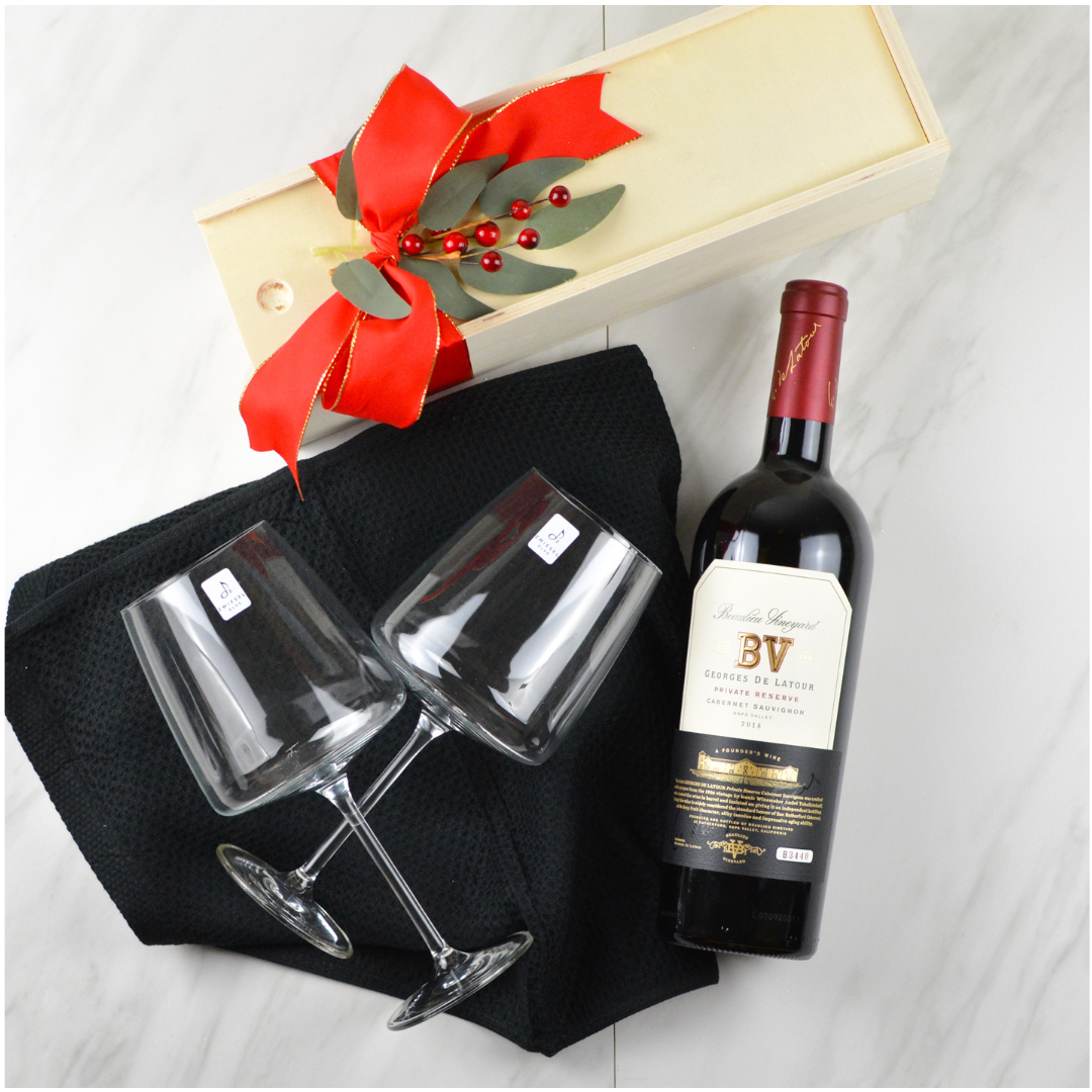 BV Georges de Latour Gift Set – Georges de Latour wine with gourmet pairings