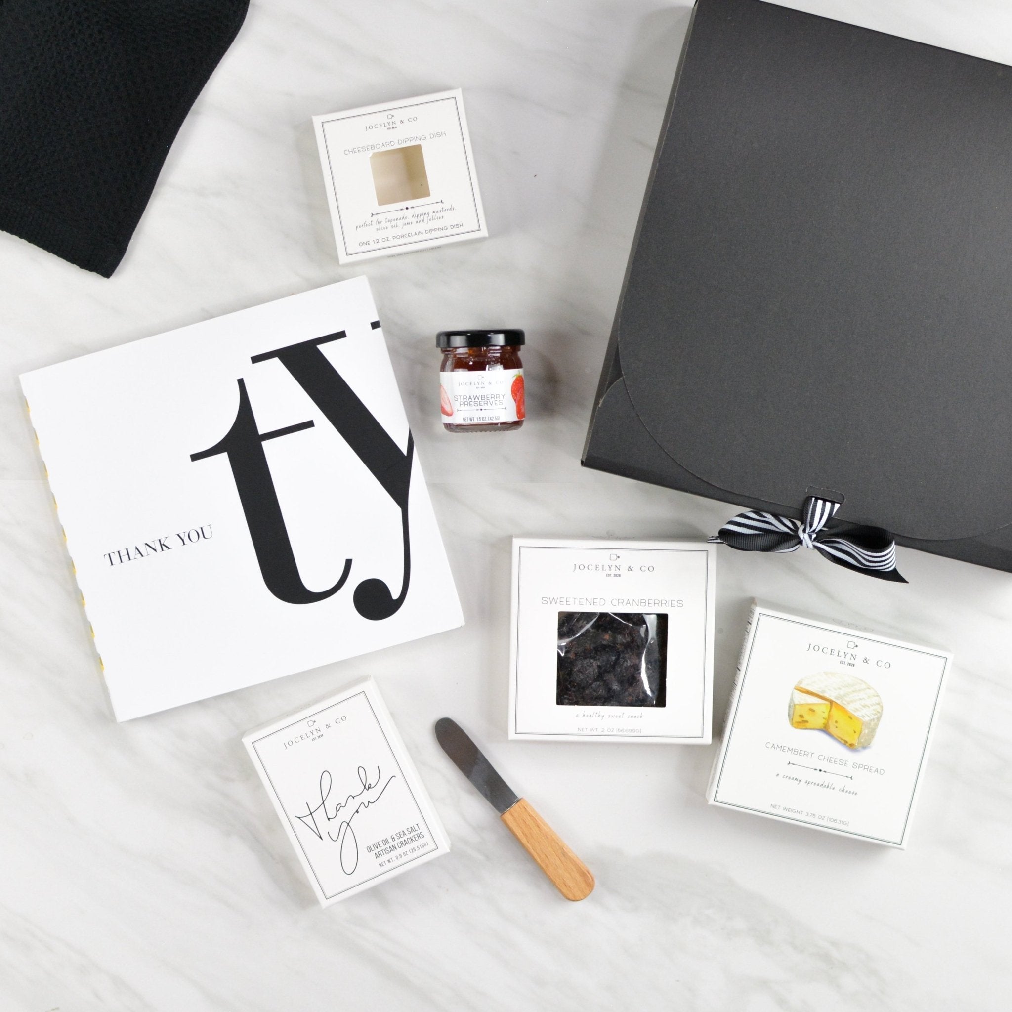 A Simple Thank You Gift – Elegant thank you gift box with gourmet treats