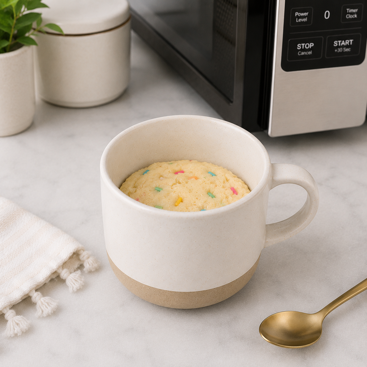 Birthday Mug Cake Mix with Glaze
