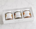 Three Jar Fruit and Nut Gift Box by Jocelyn & Co.